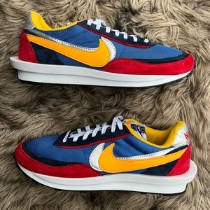 UA Nike LD Sacai waffle Blue multi